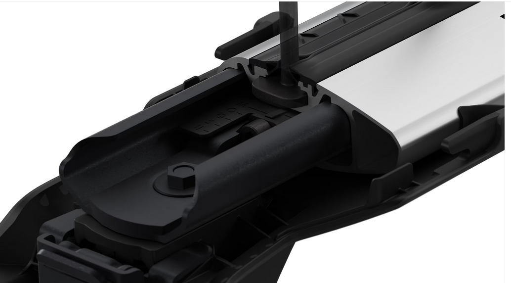 WingBar Edge 86 cm roof bar 1-pack Aluminum Gray 721300