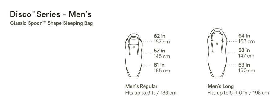 Disco Men's Endless Promise® Down Sleeping Bag 30℉ - Long