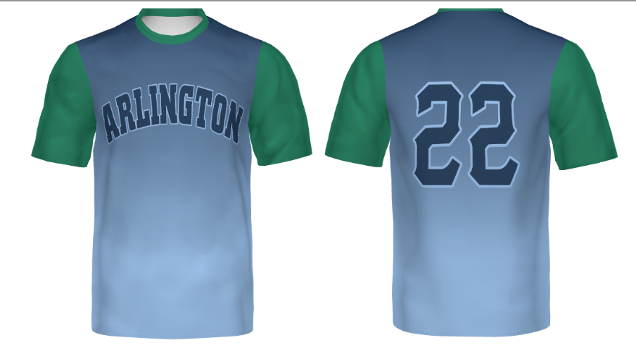 ATB Fall 2023 Youth FreeStyle Sublimated Turbo Training Tee - Practice Jersey