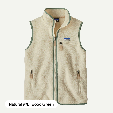 Women's Retro Pile Fleece Vest