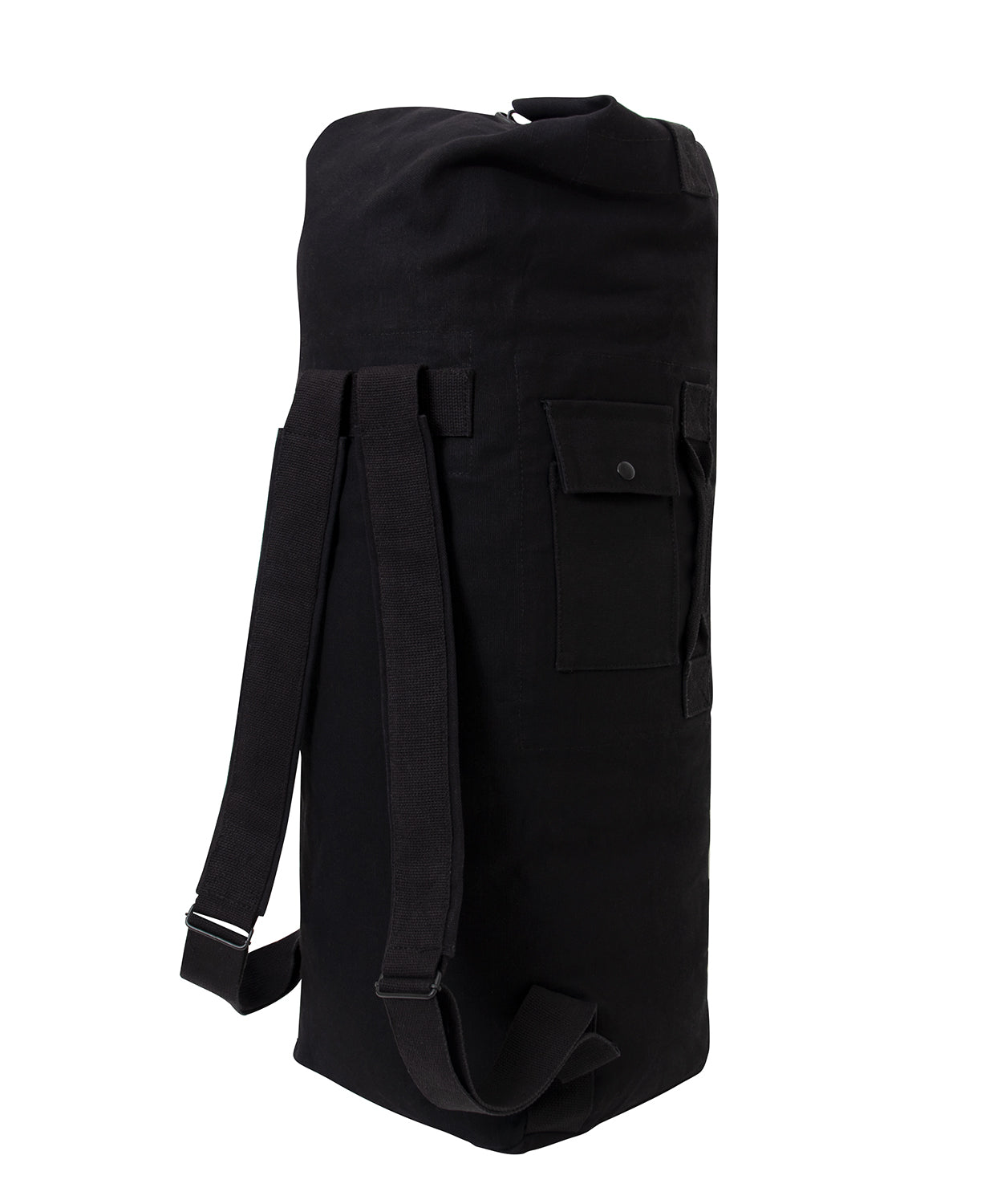Rothco G.I. Style Canvas Double Strap Duffle Bag Black