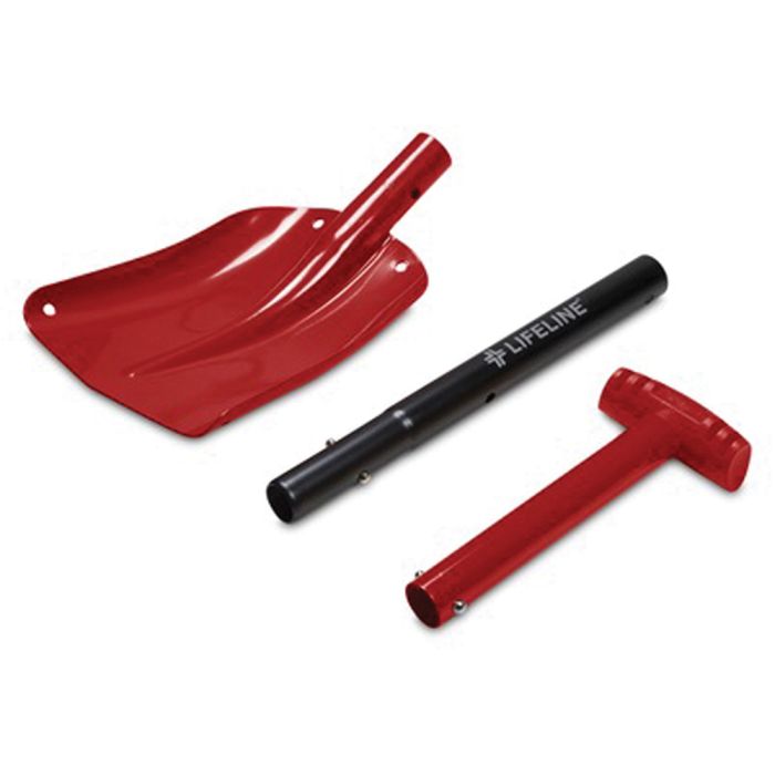 ALUM UTILITY COLLAPSING SHOVEL-RED