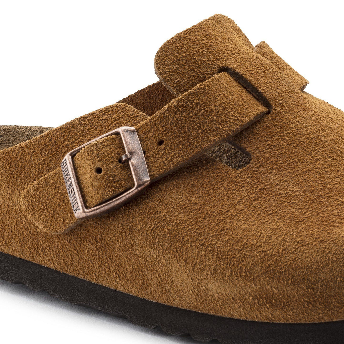 Boston Suede & Leather Soft Foot Bed