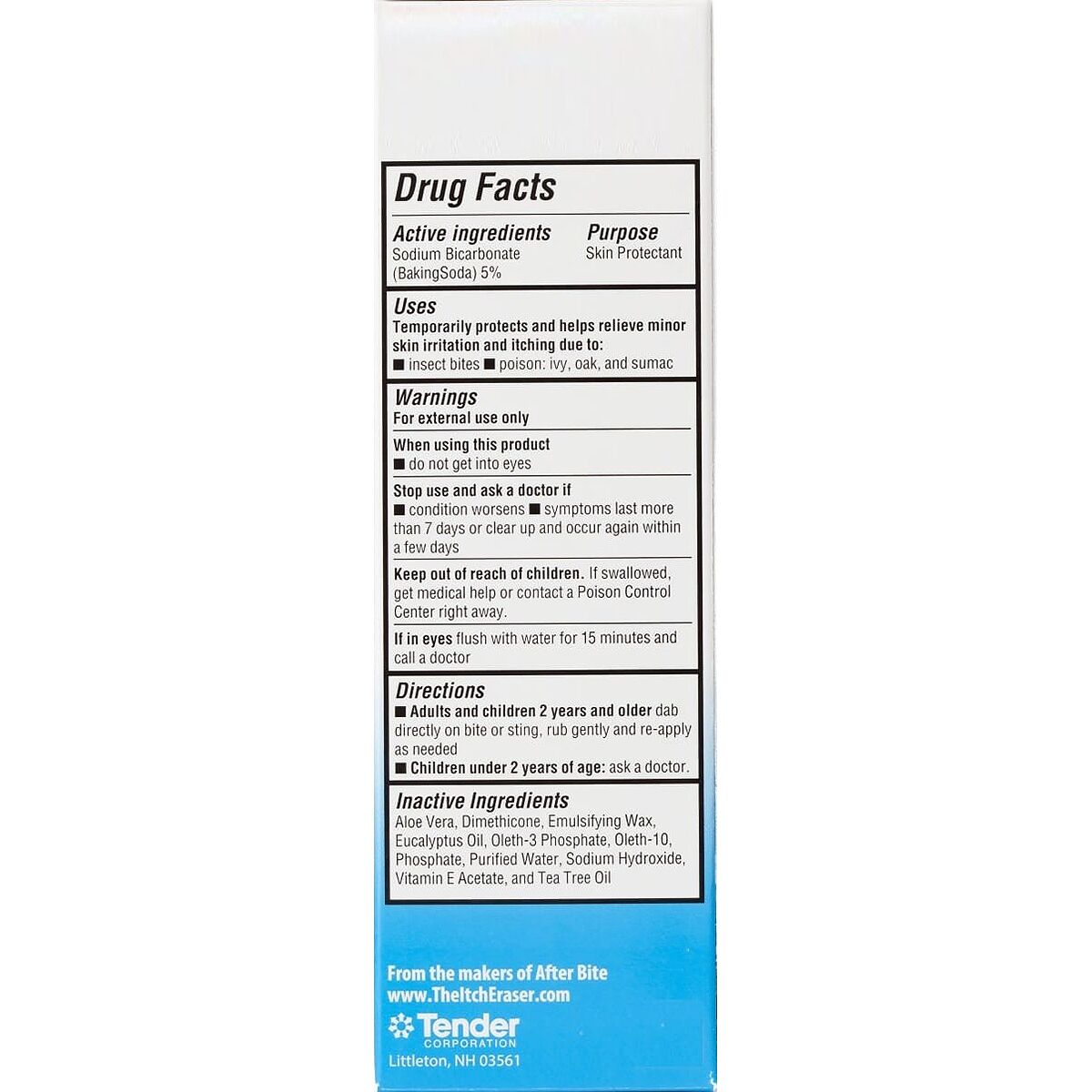 The Itch Eraser® Sensitive Cream - 0.7 oz.