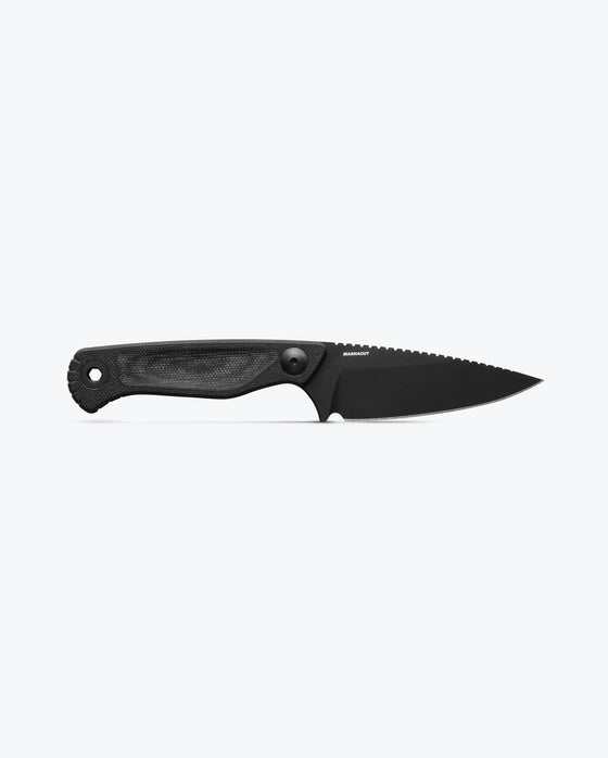 203BK-02 Dacian® | Black Micarta | Spear-Point