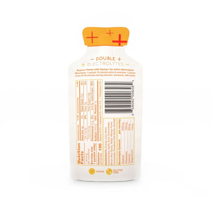HUMA GEL ORANGES AND MANGOES