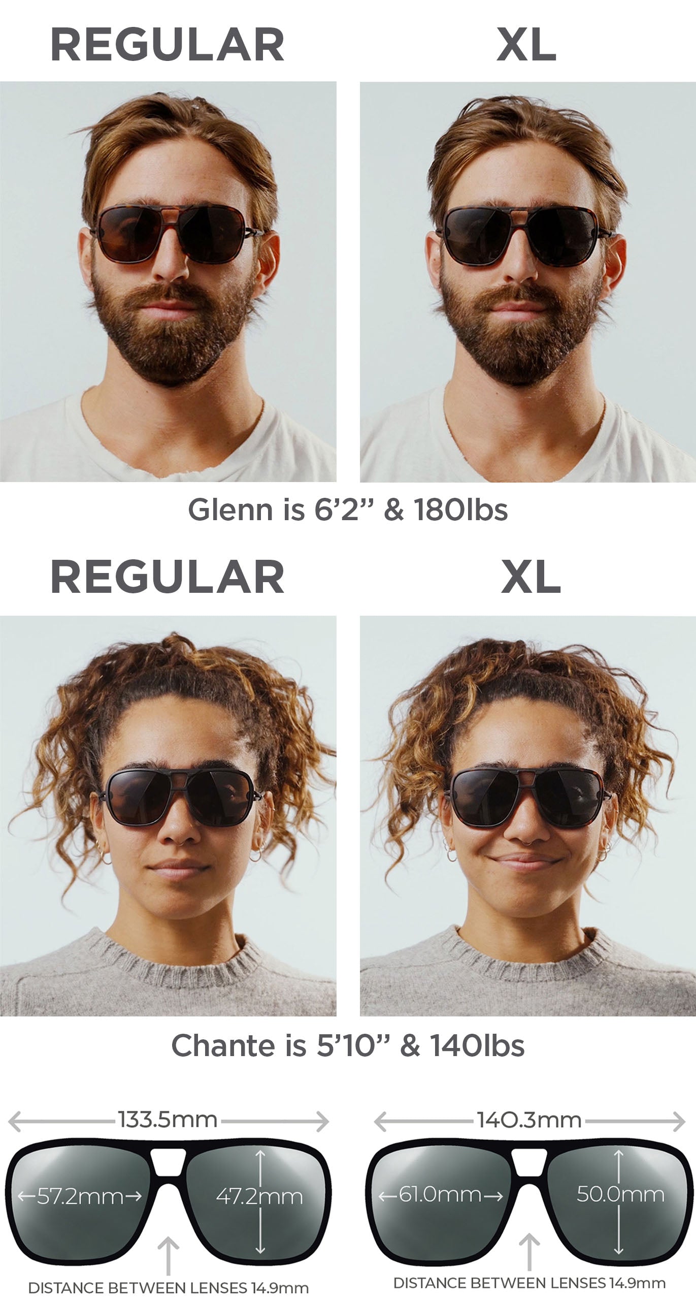 Refugio | Regular Size | Tortoise | Grey PC Shield with Black Mirror