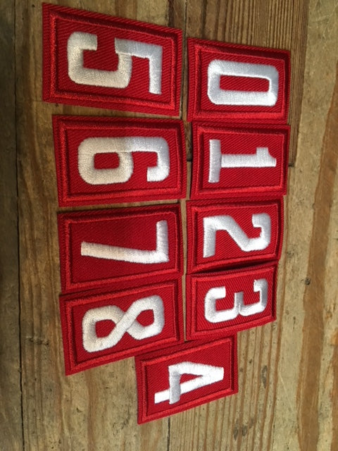 Emblem Numeral Red