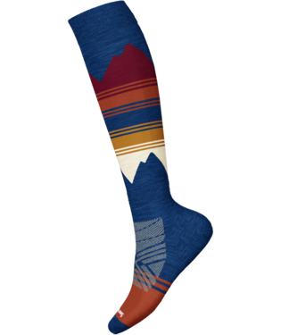 Women's Ski Targeted Cushion Pattern OTC Socks