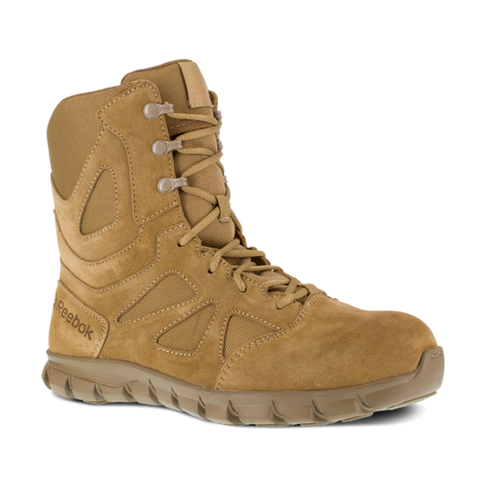 Sublite Cushion Tactical - RB8809  Men's 8" Tactical Boot with Side Zipper - Coyote