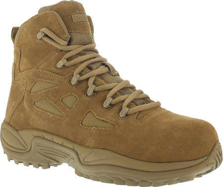 Reebok Duty RB8650 Rapid Response RB Men's Stealth 6" Boot with Side Zipper in Coyote Brown