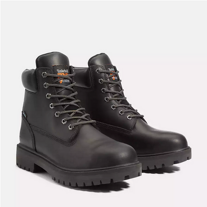 Men's Direct Attach 6" Steel Toe Waterproof Work Boot - Black