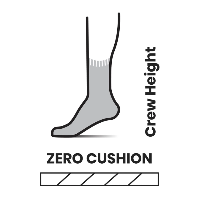 Classic Hike Zero Cushion Liner Crew