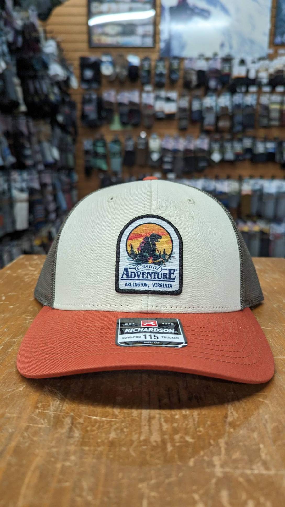 Casual Adventure Dinosaur Hat 115 LOW PRO TRUCKER OSFA BASEBALL HAT BALL CAP