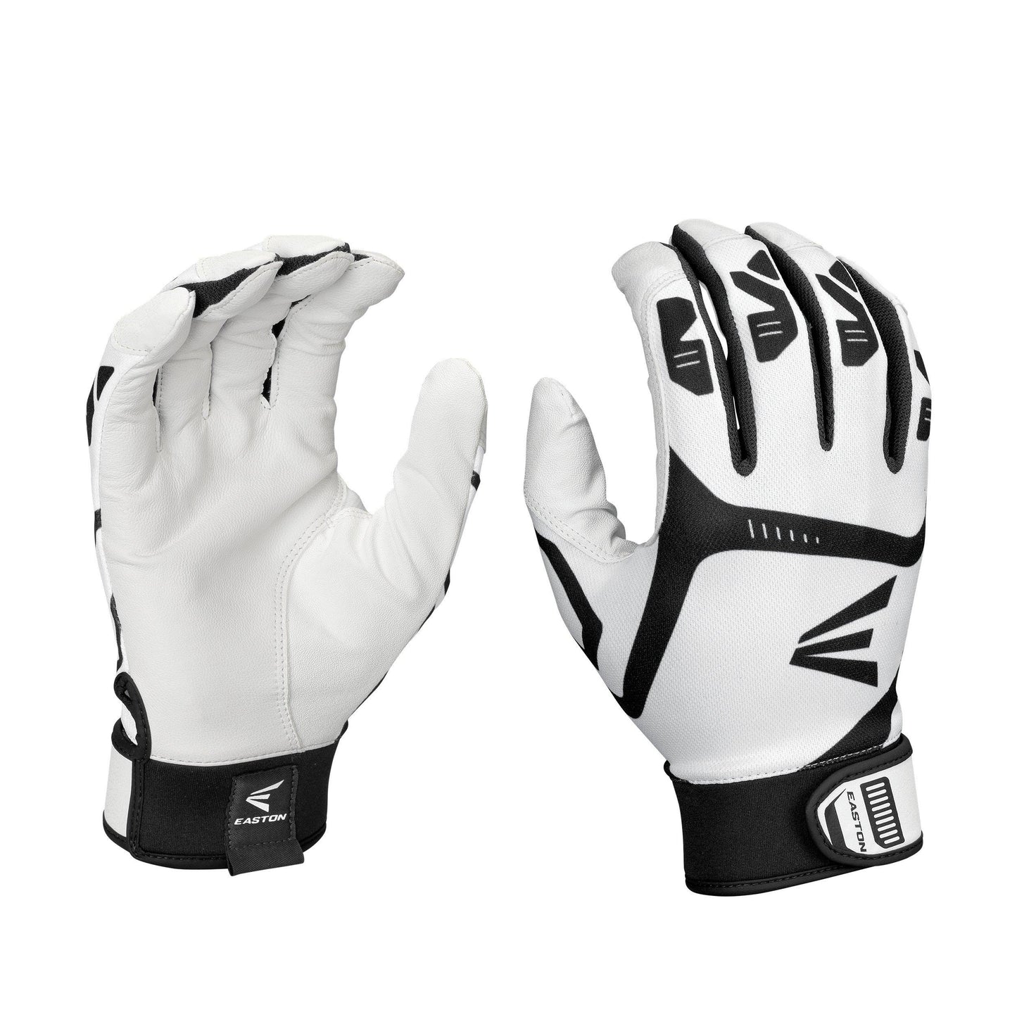 GAMETIME YOUTH WHT/BLK BATTING GLOVES