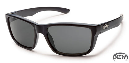Mayor Matte Black | Polarized Gray Green
