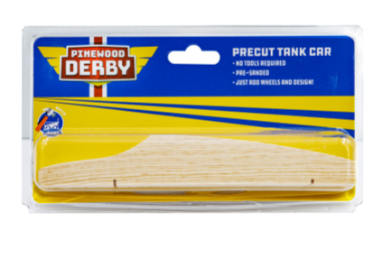 BSA Pre Cut Pinewood Derby Car, Tank