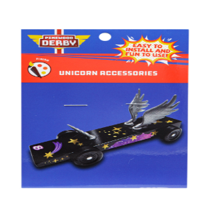 BSA Pinewood Derby Car Accessories Kit, Unicorn