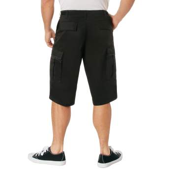 ROTHCO LONGER STYLE BDU SHORT - BLACK