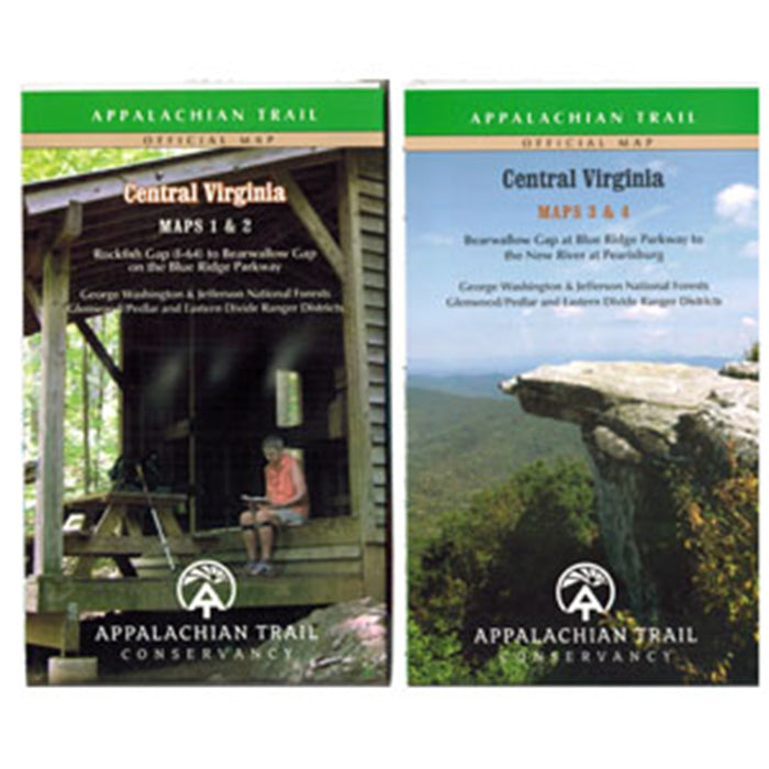 APPALACHIAN TRAIL VIRGINA MAP: CENTRAL VIRGINIA