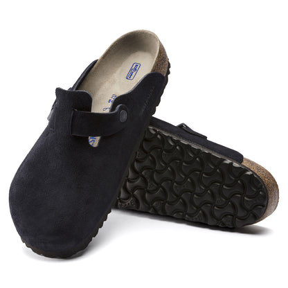 Boston Suede & Leather Soft Foot Bed