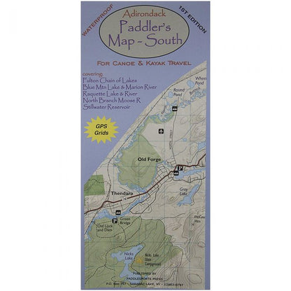 ADIRONDACK PADDLERS MAP - SOUTH