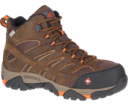 Men's Moab Vertex Mid Waterproof Comp Toe Work Boot