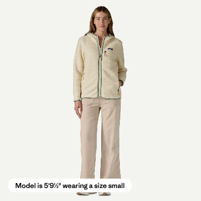 Women's Retro Pile Fleece Hoody