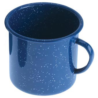 ENAMEL 12 OZ CUP BLUE