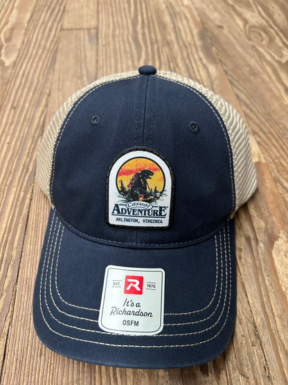 Casual Adventure Dinosaur Garment Washed Trucker Hat
