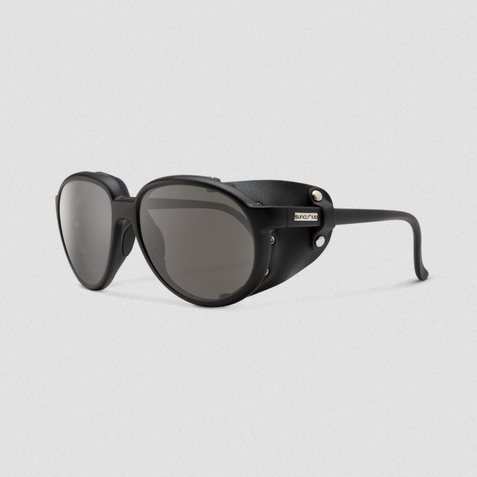 Glacier Matte Black | Polarized Gray