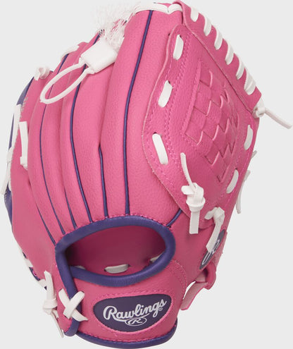 Players Series 9 in Softball Glove with Soft Core Ball - Pink