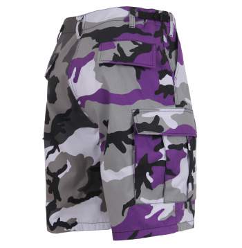 Rothco Two-Tone Camo BDU Short Ultra Violet Purple / City Camo