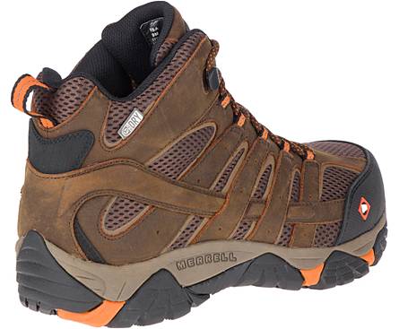 Men's Moab Vertex Mid Waterproof Comp Toe Work Boot