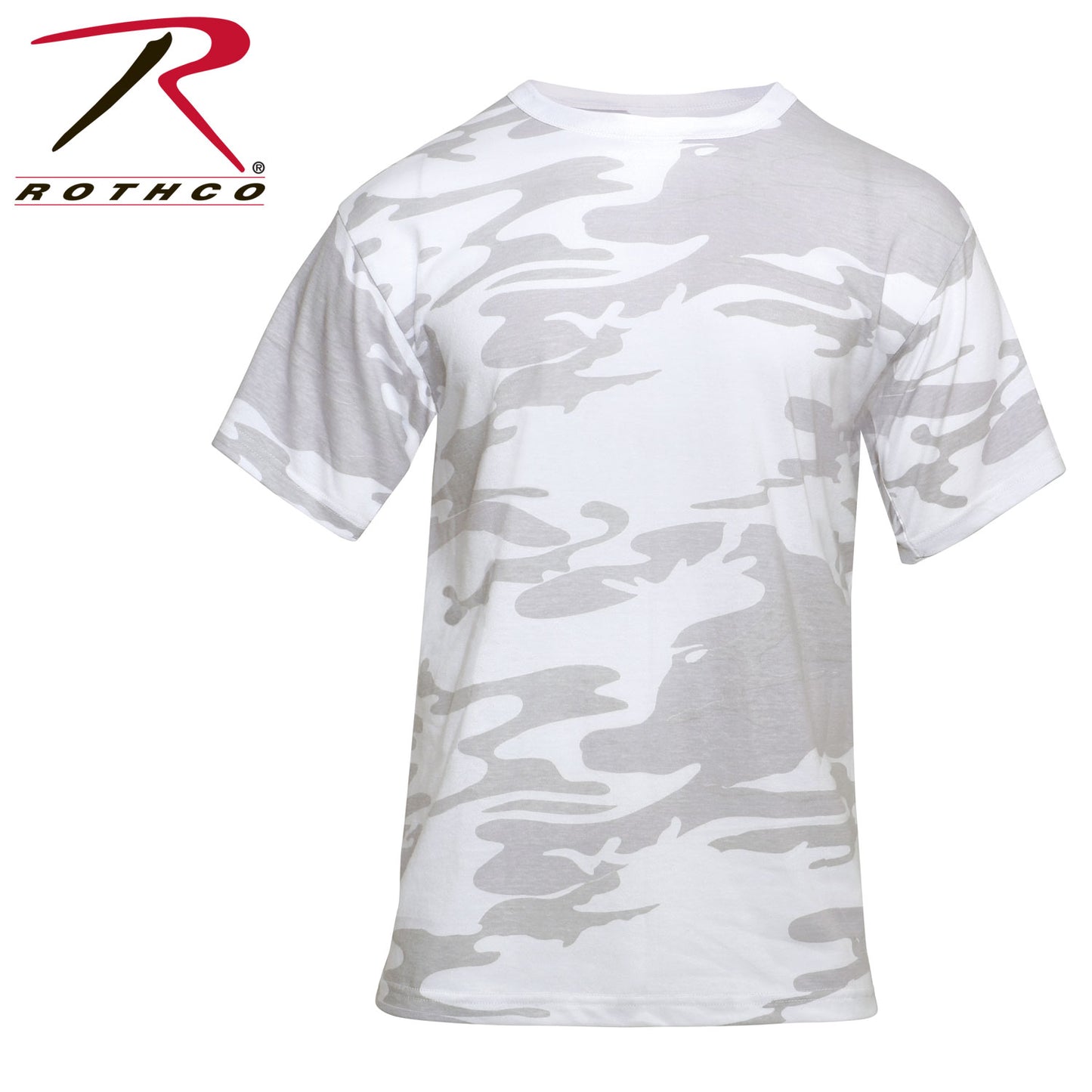 Rothco Colored Camo T-Shirts - White Camo