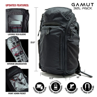 GAMUT 32L BACKPACK