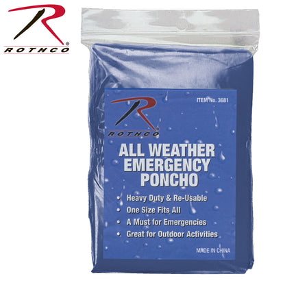ROTHCO ALL WEATHER EMERGENCY PONCHO