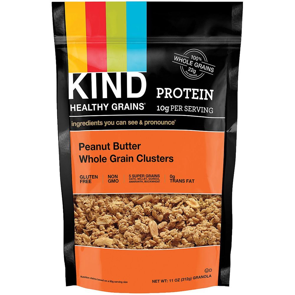 KIND CLUSTER PEANUT BUTTER /WH.GRAIN