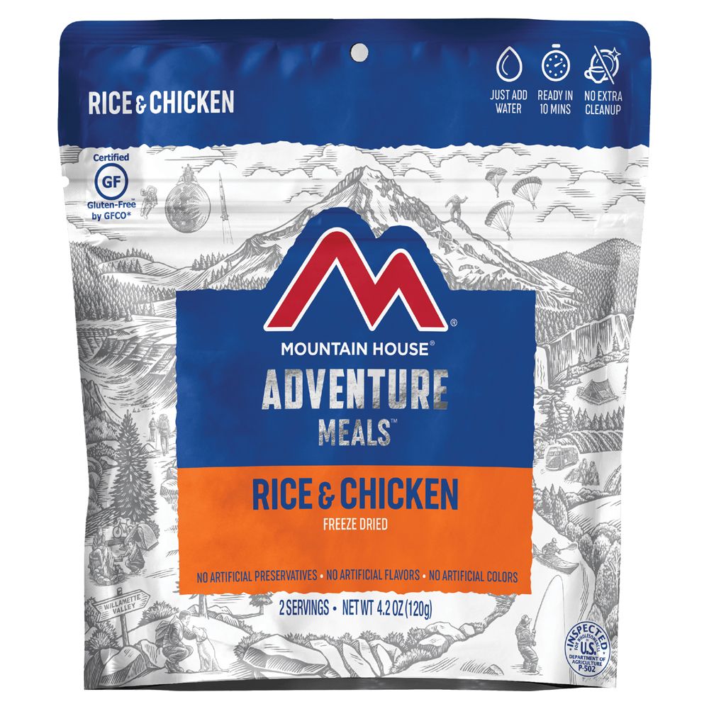 MOUNTAIN HOUSE RICE AND CHICKEN CLEAN LABEL