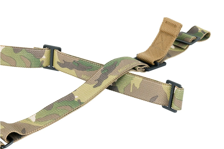 Blue Force Gear, Vickers Combat Applications Sling, Padded 2 Point Combat Sling with Metal Hardware, 54"-64" Length, Multicam, 1.25" Webbing