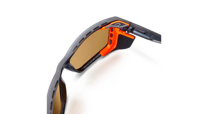 SHIELD Transluscent Black / Neon Orange REACTIV 2-4 Polarized - Transluscent Black/Neon Orange