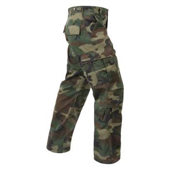 Rothco Vintage Camo Paratrooper Fatigue Pants-Woodland Digital Camo