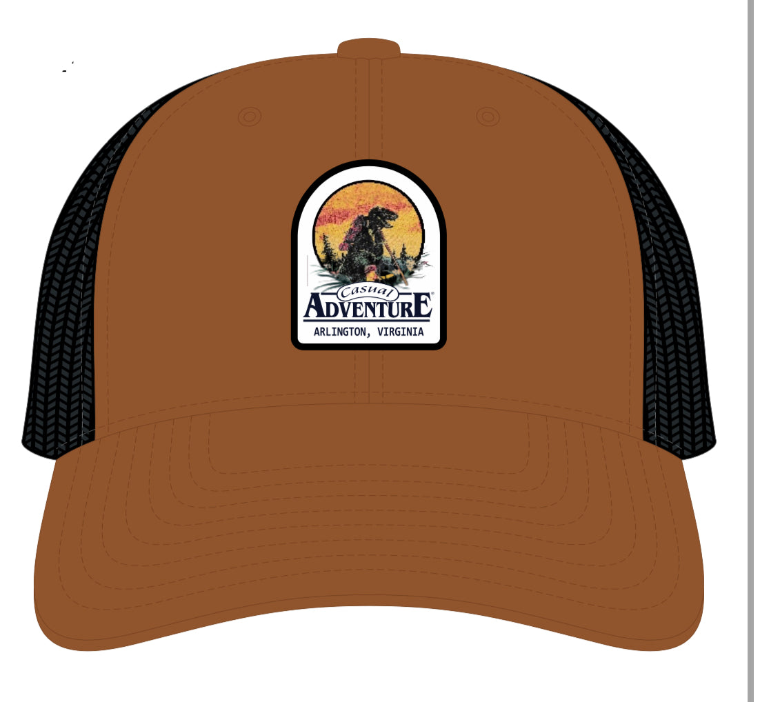 Casual Adventure Dinosaur Hat 115 LOW PRO TRUCKER OSFA BASEBALL HAT BALL CAP