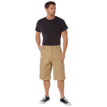 ROTHCO LONGER STYLE BDU SHORT - KHAKI