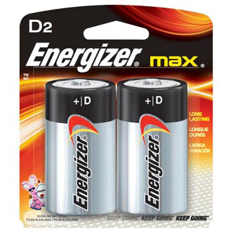 ENERGIZER D 2PK