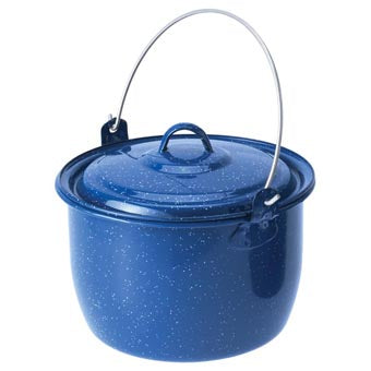 ENAMEL CONVEX KETTLE 3 QT BLUE