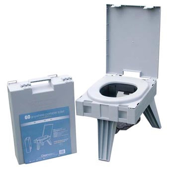 GO ANYWHERE PORTABLE TOILET