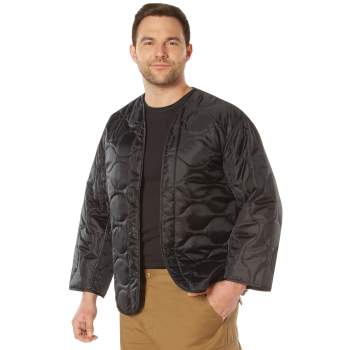 ROTHCO M-65 FIELD JACKET LINER - BLACK