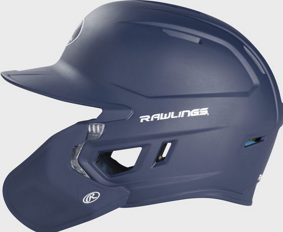RAWLINGS MACH ONE-TONE MATTE HELMET W/ADJUSTABLE FACE GUARD : RHB