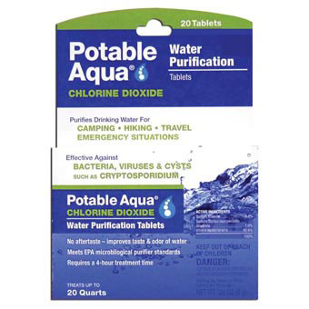 PA CHLORINE DIOXIDE TAB 20 PK